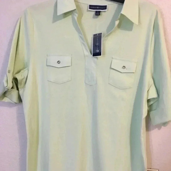 Karen Scott  ladies blouse 1X - Picture 5 of 16